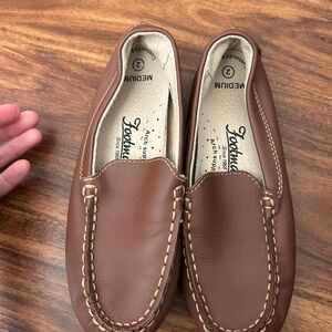 Boys Footmates Brown Loafers